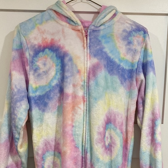 Fleece onesie sz 10/12 - Picture 2 of 4